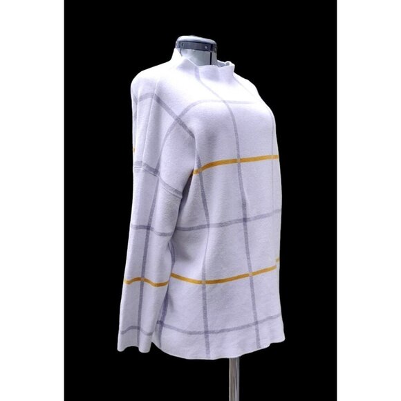 Tahari Windowpane Mock Neck Sweater Size 2XL - Picture 1 of 8